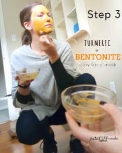 Bentonite Turmeric Mask that's Crazy Good on ACNE