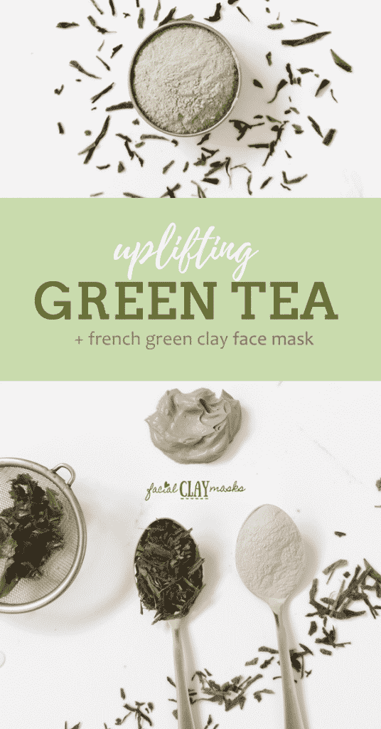 Uplifting Green Tea Face Mask with French Green Clay